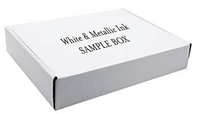 Sample Box - Wholesale White and Metallic Ink Printing